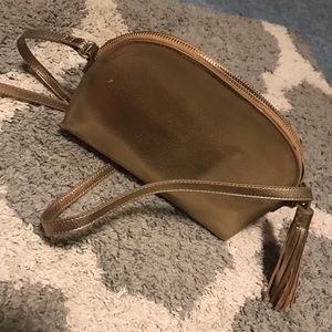 Old navy gold tassel crossbody